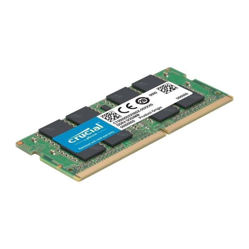 RAM  CRUCIAL  MEMOIRE RAM CRUCIAL 4GB DDR4 2666MHZ-HTG prix maroc