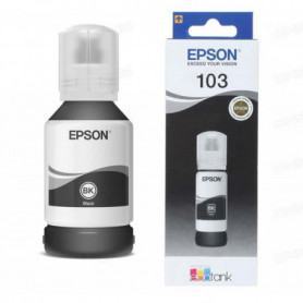 Epson 103 Noir - Bouteille d'encre Epson EcoTank d'origine (C13T00S14A) à 120,00 MAD - linksolutions.ma MAROC