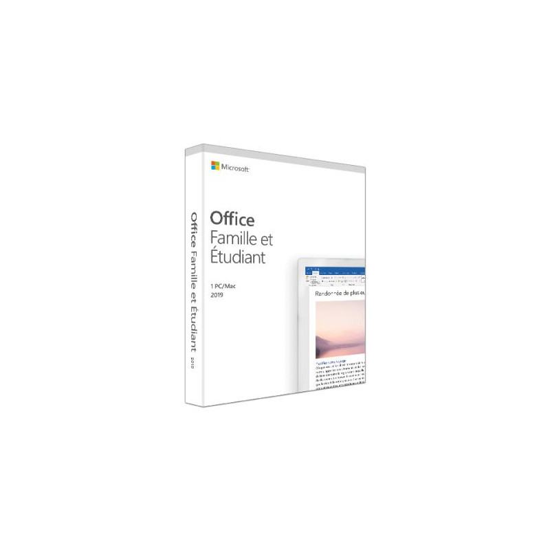 Microsoft Office Famille et Étudiant 2019 (79G-05195) à 1 211,00 MAD - linksolutions.ma MAROC