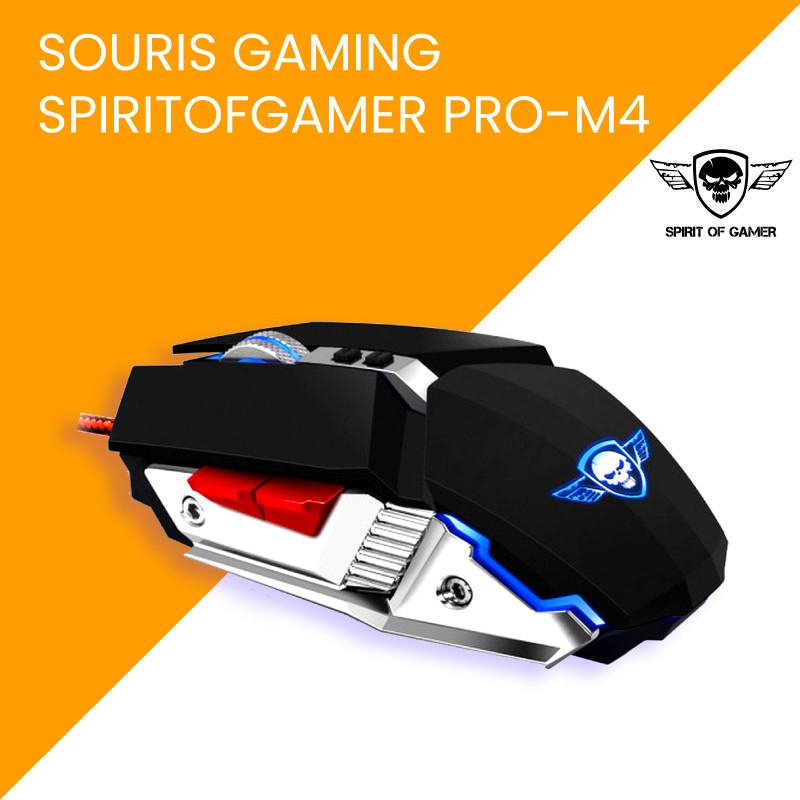 Souris Gaming SpiritOfGamer PRO-M4 (S-PM4) à 158,33 MAD -   MAROC