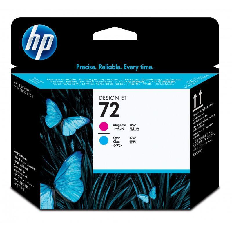 Cartouche  HP  HP Cabeçote de impressão magenta e ciano 72 DesignJet Cyan, Magenta prix maroc