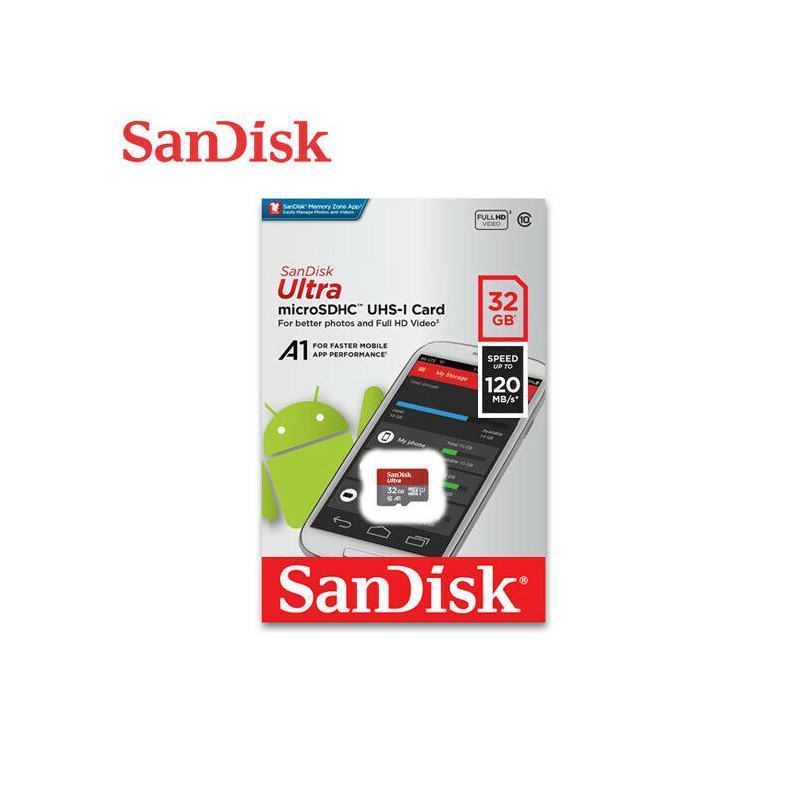 Carte memoire  SANDISK  Carte Memoire Ultra micro SDHC 32GB prix maroc