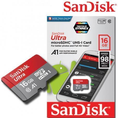 Carte Memoire Ultra micro SDHC 16GB (SDSQUAR-016G-GN6MN) à 83,33