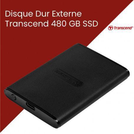 Disque externe  TRANSCEND  Disque Dur Externe Transcend ESD230C 480GB SSD  2.5" USB 3.1 TYPE-C prix maroc