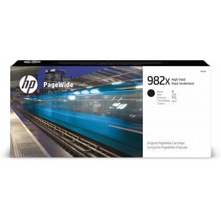 HP Cartouche d’encre noir PageWide 982X grande capacité authentique (T0B30A) - prix MAROC 