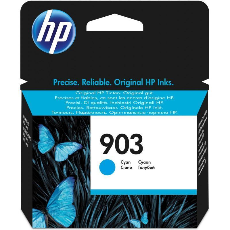 HP 903 Cyan Original Ink Cartridge cartouche d'encre Rendement standard  (T6L87AE) à 141,67 MAD 