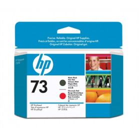 Cartouche  HP  HP 73 tête d'impression DesignJet noir mat et rouge chromatique prix maroc
