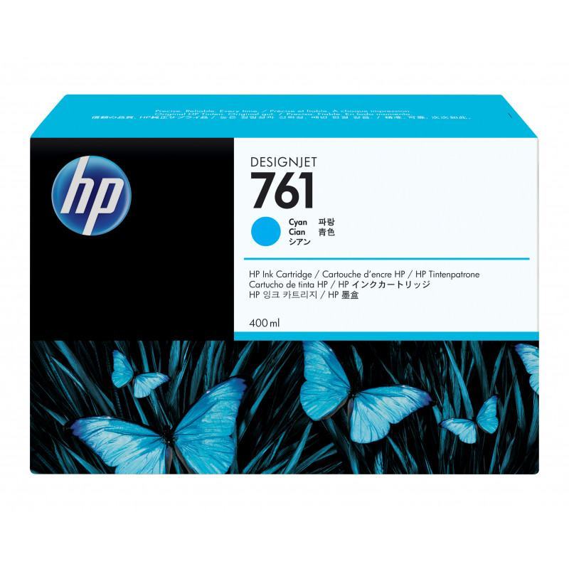 HP 761 cartouche d'encre DesignJet cyan, 400 ml (CM994A) - prix MAROC 