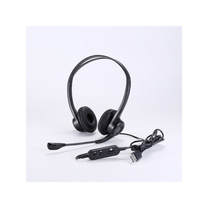 Casque audio, écouteurs  UPTEC  Casque/Micro avec supression bruit am biant USB-Garantie: 12 MOIS prix maroc