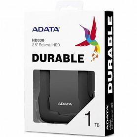 Externe HDD  ADATA  ADATA HD330-1TB USB 3.1-ANTI CHOC SLIM BLACK -GARANTIE 36 MOIS prix maroc