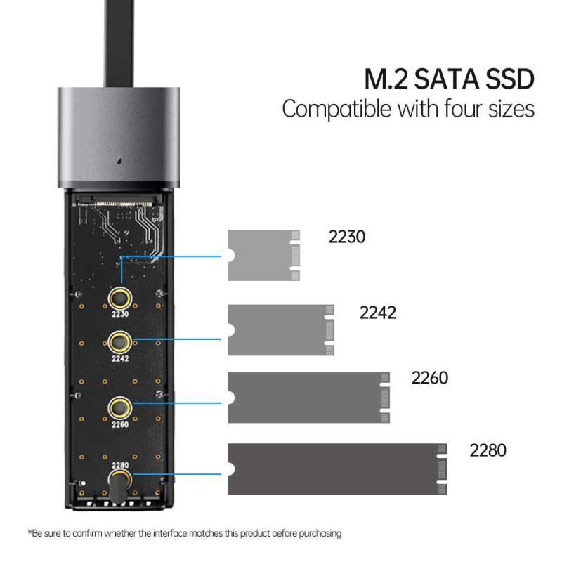 Boîte SSD 40 Gbps M.2 NVMe sans outil ACASIS pour Maroc