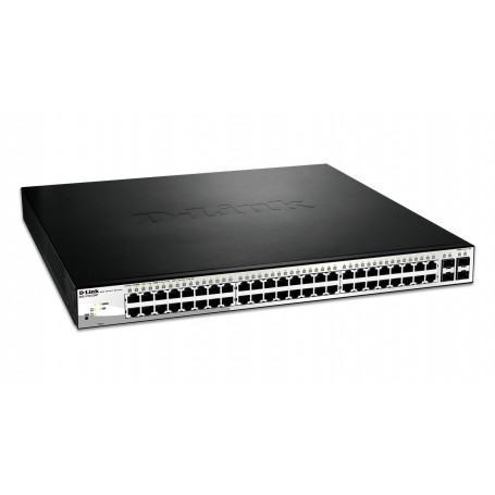 D-Link DGS-1210-52MP commutateur réseau Géré L2 Gigabit Ethernet (10/100/1000) Connexion Ethernet, supportant l'alimentation (DG