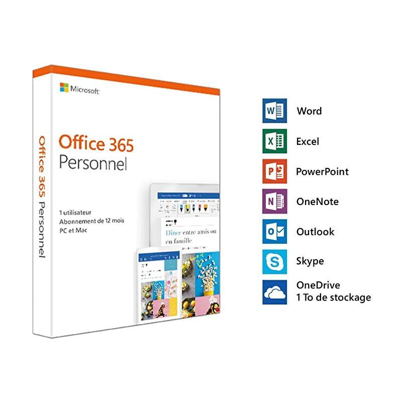 Microsoft Office 365 Personal Français (QQ2-01039) - prix MAROC 