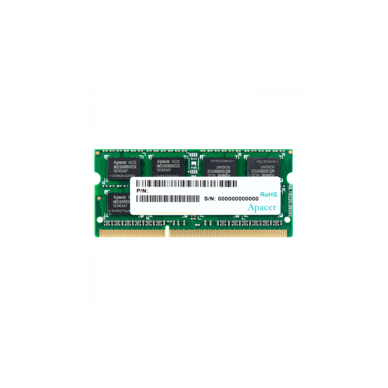 RAM  APACER  Barrette mémoire 4GB DDR4-3200 SODIMM prix maroc