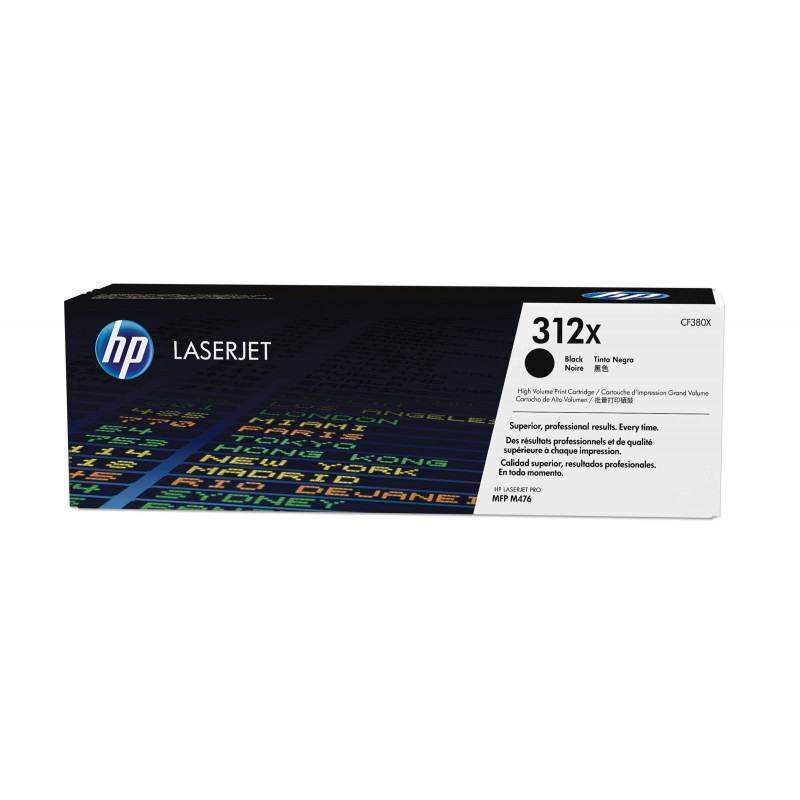 HP Cartouche 312X toner Noir LaserJet à rendement élevé (CF380X) - prix MAROC 