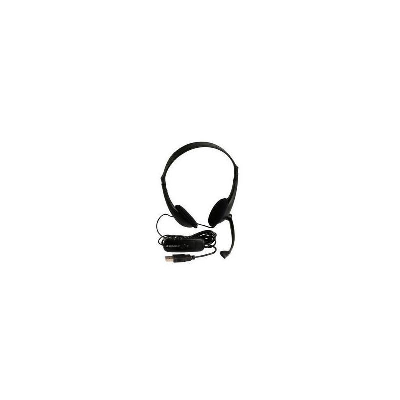 Casque audio, écouteurs  Verbatim  CASQUE VERBATIM USB MULTIMEDIA HEADPHONE prix maroc