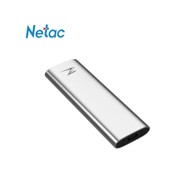 Disque dur externe SSD slim NETAC 2TB (NT01ZSLIM-002T-32SL) - prix MAROC 