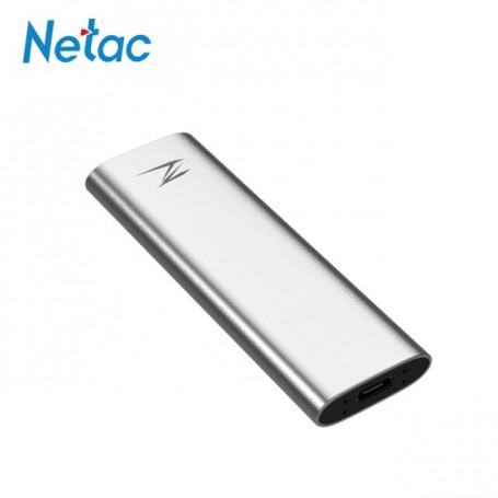 Disque dur externe SSD slim NETAC 500 GO (NT01ZSLIM-500G-32SL) à