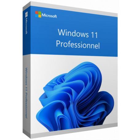 Microsoft Windows 11 Professionnel 64 bits Anglais - FQC-10528