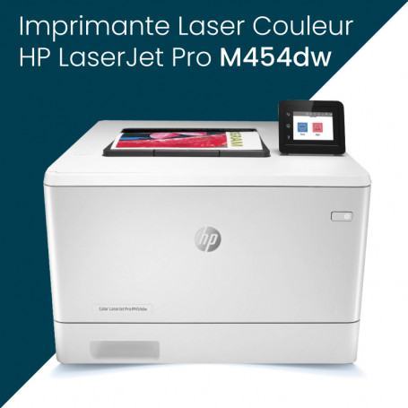 Imprimante Laser  HP  HP Color LaserJet Pro M454dw Couleur A4 Wifi prix maroc