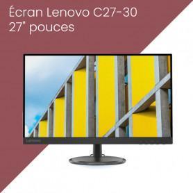 Ecrans  LENOVO  Lenovo Ecran C27-30 68,6 cm (27") (1920 x 1080) Full HD LED Noir prix maroc
