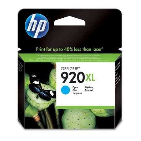 Cartouche  HP  HP 920XL cartouche d'encre cyan grande capacité authentique prix maroc