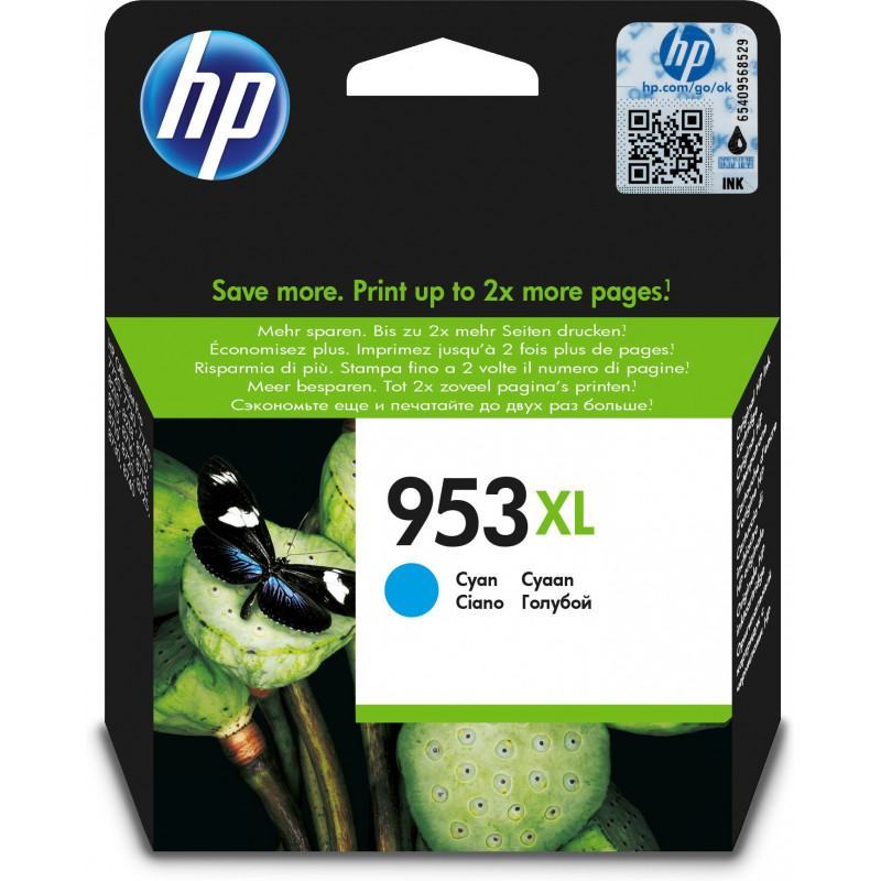 Cartouche  HP  HP 953XL cartouche d'encre cyan grande capacité conçue par prix maroc