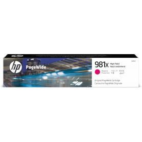 Toner  HP  HP 981X cartouche PageWide Magenta grande capacité authentique prix maroc