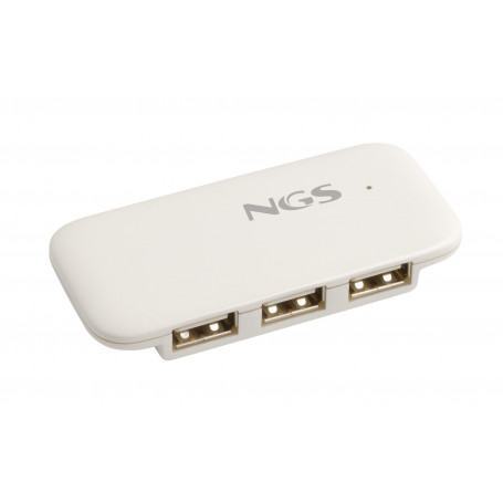 Adaptateur  NGS  HUB USB - NGS 4ports 480 Mbit/s Blanc prix maroc