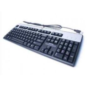 Clavier et Souris  HP  HP 434821-062 clavier USB QWERTY Italien Noir, Argent prix maroc