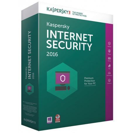 Logiciel  KASPERSKY  Kaspersky Internet Security 2016 pour PC 3 postes prix maroc