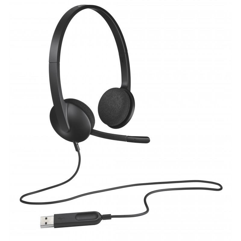Casque audio, écouteurs  LOGITECH  Logitech USB Headset H340 prix maroc