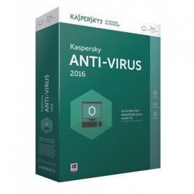 Antivirus et Sécurité  KASPERSKY  Kaspersky Antivirus 2016 pour PC 3 postes prix maroc