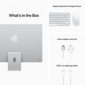 Boutique APPLE  Apple  iMac 24″ avec écran Retina 4.5K: Apple M1 chip avec 8‑coeur CPU , 8‑coeur GPU, 256Go prix maroc