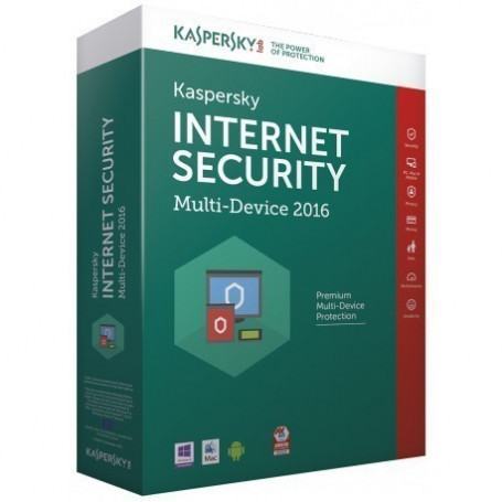 Logiciel  KASPERSKY  Kaspersky Internet Security Multi-Device 2016 - 10 Postes (pour PC, Mac et Android) prix maroc