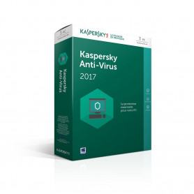Logiciel  KASPERSKY  Kaspersky Antivirus 2017 pour PC 3 postes prix maroc