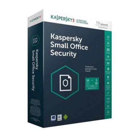 Kaspersky Small Office Security 5.0 (1 server + 10 postes) (KL4533XBKFS-MAG) (KL4533XBKFS-MAG) - prix MAROC 