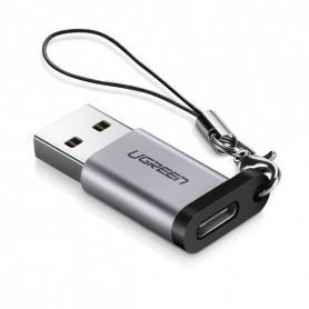 Adaptateur  UGREEN  Ugreen 50533 changeur de genre de câble USB-A USB-C Argent prix maroc