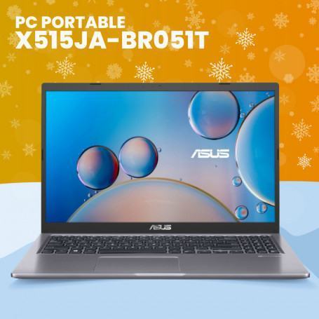 PC Portable  ASUS  ORDINATEUR PORTABLE ASUS VIVOBOOK X515JA-BR051T prix maroc