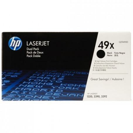 Consommables  HP  HP Q5949XD - Toner 49X 2-pack grande capacité Noir Original LaserJet Toner s prix maroc