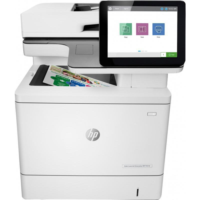 HP Color LaserJet Enterprise Imprimante multifonction M578dn, Impression, copie, numérisation, télécopie (en option), (7ZU85A) -