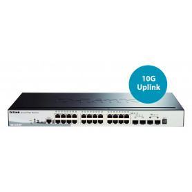 Switch / Hub  D-LINK  D-Link DGS-1510-28P commutateur réseau Géré L3 Gigabit Ethernet (10/100/1000) Connexion Ethernet, supporta
