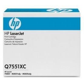 HP Q7551XC - Toner Q7551XC grande capacité Noir Contract Original LaserJet Toner (Q7551XC) - prix MAROC 