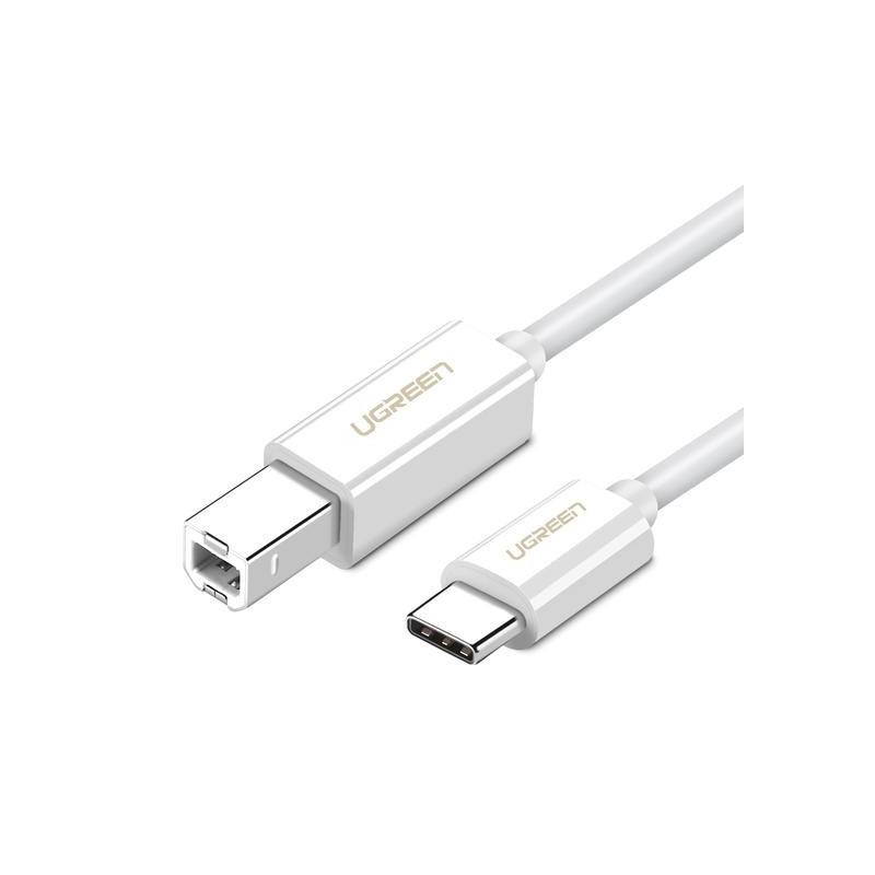 Ugreen 40560 câble USB 1m USB-C 2.0 to USB-B Blanc (40560) - prix MAROC 