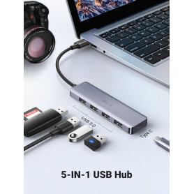 Convertisseur | Adaptateur | Multiport | Hub USB 4 Ports 4-EN-1 - UGREEN (50985) (50985) - prix MAROC 