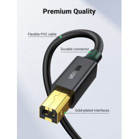 Câble D'imprimante USB 2.0 - Noir –