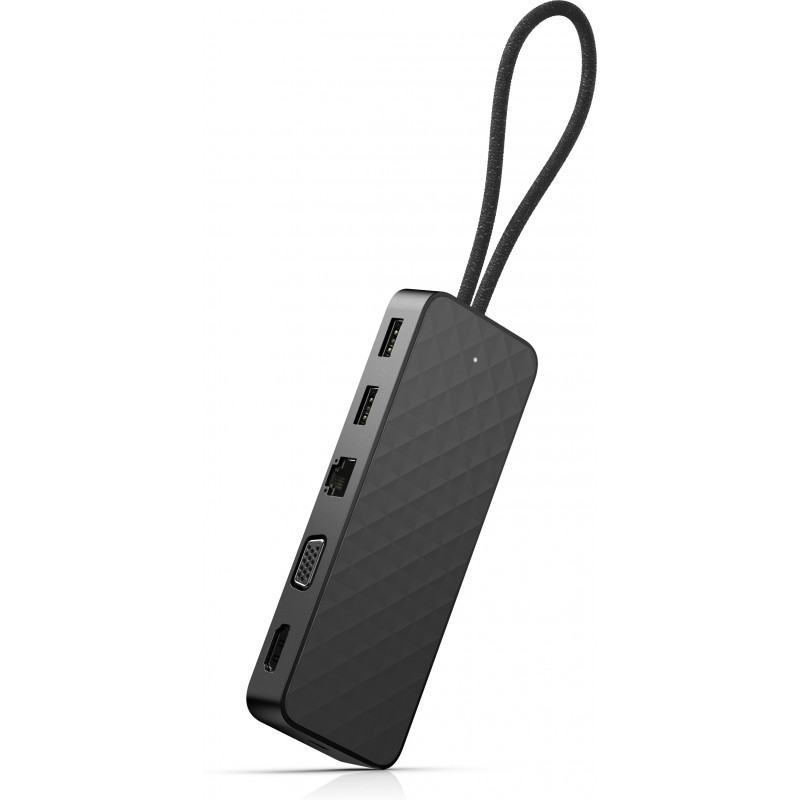 HP Spectre USB-C Travel Dock Avec fil USB 3.2 Gen 1 (3.1 Gen 1) Type-C Noir (2SR85AA) - prix MAROC 