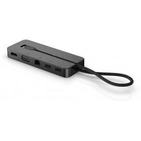 Docking Station  HP  HP Spectre USB-C Travel Dock Avec fil USB 3.2 Gen 1 (3.1 Gen 1) Type-C Noir prix maroc