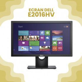 Ecrans  DELL  DELL E Series E2016HV LED display 49,5 cm (19.5") 1600 x 900 pixels HD+ LCD Noir prix maroc