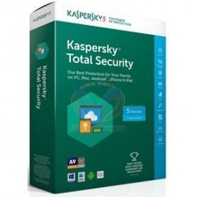 Logiciel  KASPERSKY  Kaspersky Total Security 2018  pour 5 postes Multi­Devices prix maroc